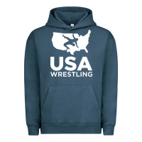 Pigment Midnight Navy usa fight Urban Hoodie - linhVisuals