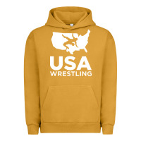 Pigment Peanut Butter usa fight Urban Hoodie - linhVisuals