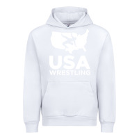White usa fight Urban Hoodie - linhVisuals