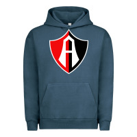 Pigment Midnight Navy Atlas Football Urban Hoodie - linhVisuals