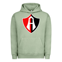 Pigment Oil Green Atlas Football Urban Hoodie - linhVisuals
