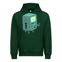 Forest Green Bmo Adventure Time Urban Hoodie - linhVisuals