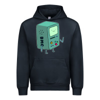 Navy Bmo Adventure Time Urban Hoodie - linhVisuals
