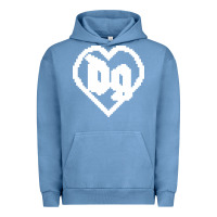 Pigment Pebble Blue Drain Gang Urban Hoodie - linhVisuals