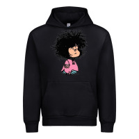 Black MAFALDA Urban Hoodie - linhVisuals