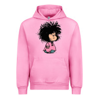 Fuchsia Pink MAFALDA Urban Hoodie - linhVisuals