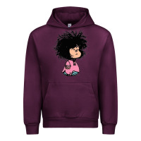 Mauve Wine MAFALDA Urban Hoodie - linhVisuals