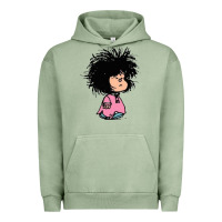 Pigment Oil Green MAFALDA Urban Hoodie - linhVisuals