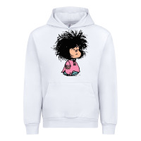 White MAFALDA Urban Hoodie - linhVisuals