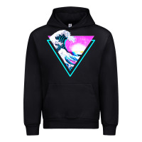 Black vaporwave aesthetic Urban Hoodie - linhVisuals