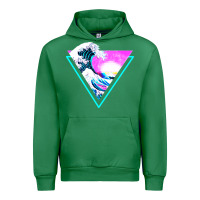 Emerald vaporwave aesthetic Urban Hoodie - linhVisuals