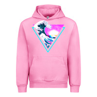Fuchsia Pink vaporwave aesthetic Urban Hoodie - linhVisuals