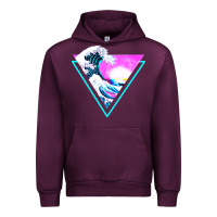 Mauve Wine vaporwave aesthetic Urban Hoodie - linhVisuals
