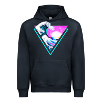 Navy vaporwave aesthetic Urban Hoodie - linhVisuals