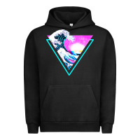 Pigment Black vaporwave aesthetic Urban Hoodie - linhVisuals