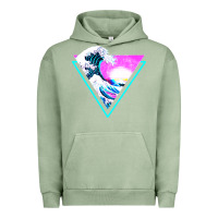 Pigment Oil Green vaporwave aesthetic Urban Hoodie - linhVisuals