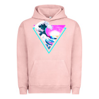 Pigment Salmon vaporwave aesthetic Urban Hoodie - linhVisuals