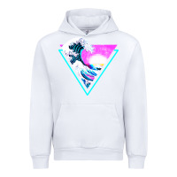 White vaporwave aesthetic Urban Hoodie - linhVisuals