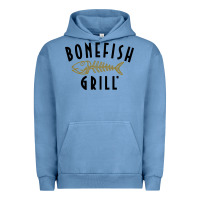 Pigment Pebble Blue bonefish grill Urban Hoodie - linhVisuals