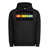 Pigment Black vietnam veteran flag Urban Hoodie - linhVisuals