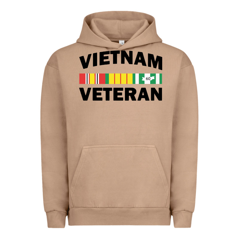 Vietnam Veteran Flag Urban Hoodie by linhVisuals | Teevron
