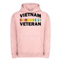 Pigment Salmon vietnam veteran flag Urban Hoodie - linhVisuals