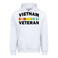 White vietnam veteran flag Urban Hoodie - linhVisuals