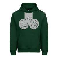 Forest Green dick head ball sack Urban Hoodie - linhVisuals