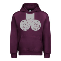 Mauve Wine dick head ball sack Urban Hoodie - linhVisuals