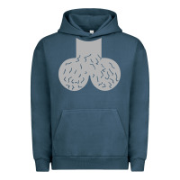 Pigment Midnight Navy dick head ball sack Urban Hoodie - linhVisuals