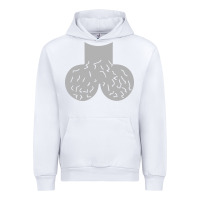 White dick head ball sack Urban Hoodie - linhVisuals
