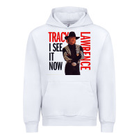White tracy lawrence Urban Hoodie - linhVisuals