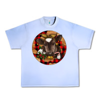 Christmas Baby Cow Urban Heavy Tee | Teevron