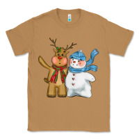 Toasted Coconut christmas reindeer snowman Classic Tee - CowGirlArtShop