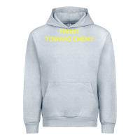 Heather Grey FRONT TOWARD ENEMY Urban Hoodie - linhVisuals