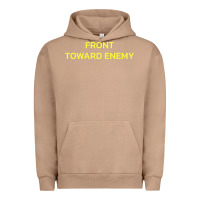 Pigment Burro FRONT TOWARD ENEMY Urban Hoodie - linhVisuals