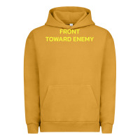 Pigment Peanut Butter FRONT TOWARD ENEMY Urban Hoodie - linhVisuals