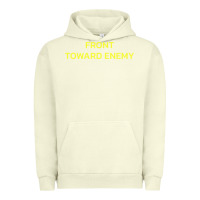 Pigment Pistachio FRONT TOWARD ENEMY Urban Hoodie - linhVisuals