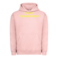 Pigment Salmon FRONT TOWARD ENEMY Urban Hoodie - linhVisuals