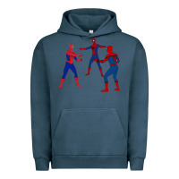 Pigment Midnight Navy spidey meme Urban Hoodie - linhVisuals