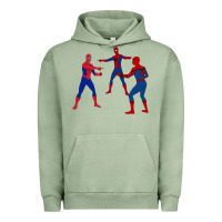Pigment Oil Green spidey meme Urban Hoodie - linhVisuals