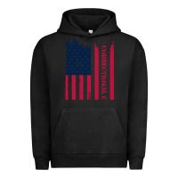 Pigment Black correctional officer shirts   correctional prison officer thin silver Urban Hoodie - linhVisuals