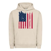Pigment French Oak correctional officer shirts   correctional prison officer thin silver Urban Hoodie - linhVisuals