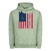 Pigment Oil Green correctional officer shirts   correctional prison officer thin silver Urban Hoodie - linhVisuals