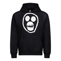 Black the mighty boosh monkey skull Urban Hoodie - linhVisuals