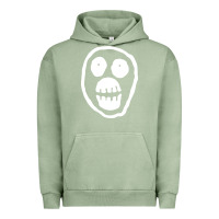 Pigment Oil Green the mighty boosh monkey skull Urban Hoodie - linhVisuals