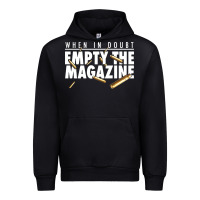 When In Doubt Empty The Magazine Urban Hoodie | Teevron
