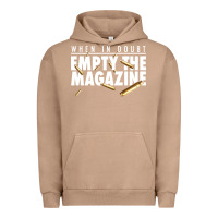 Pigment Burro when in doubt empty the magazine Urban Hoodie - linhVisuals