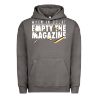 Pigment Tornado when in doubt empty the magazine Urban Hoodie - linhVisuals