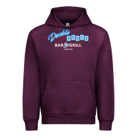 Mauve Wine roadhouse double deuce Urban Hoodie - linhVisuals
